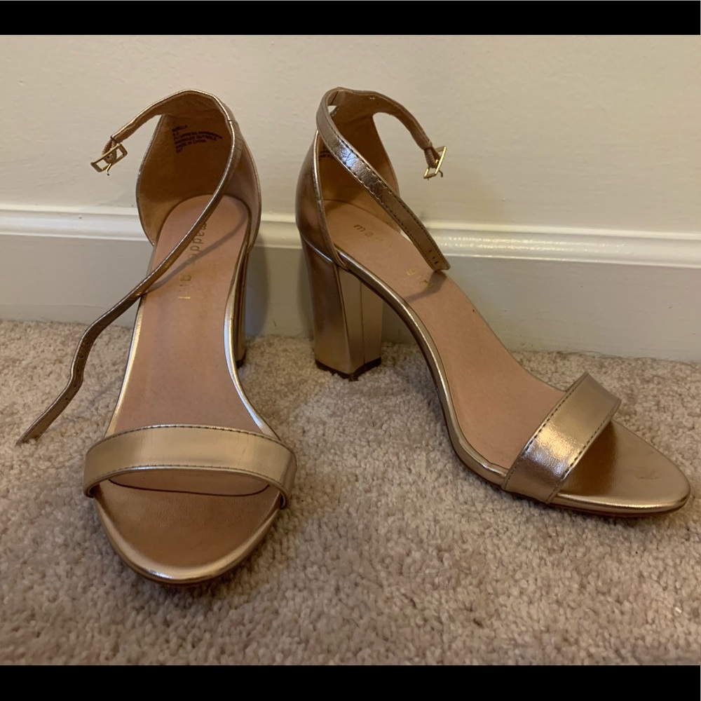 Rose gold madden girl heels